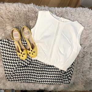 Bettie Page pale yellow heels size 7